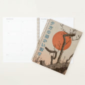 Een warme gloed in de avond planner (Display)