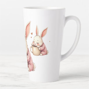 Een warme knuffel in een kopje Morgenknuffels Bunn Latte Mok