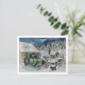 Een warme stoel briefkaart (Staand voorkant)