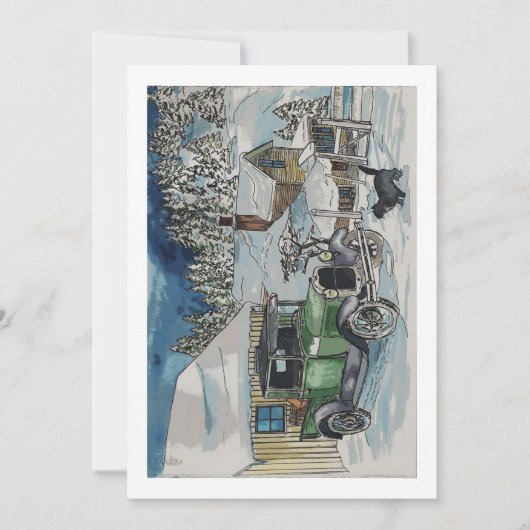 Een warme stoel kaart (Voorkant)