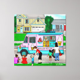 Een warme zomerdag | Een foto van de film Canvas Afdruk