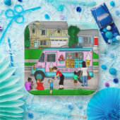 Een warme zomerdag | Een foto van de film Papieren Bordje (Feest)