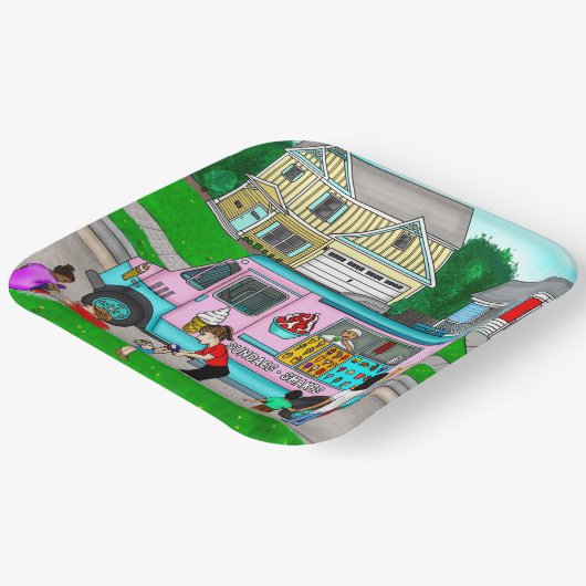 Een warme zomerdag | Een foto van de film Papieren Bordje (Gebogen)