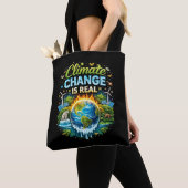 Een warmer wordende wereld tote bag (Dichtbij)