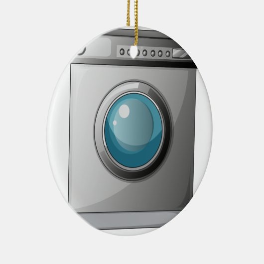 Een wasmachine keramisch ornament (Rechts)