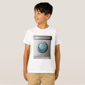 Een wasmachine t-shirt (Voorkant volledig)