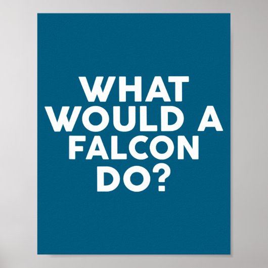 Een Wat Zou Falcon Valken Poster (Voorkant)