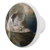 Een water Baby gevonden in Seashell door Bikini Ny Keramische Knop (Rechts)