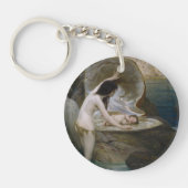 Een water Baby gevonden in Seashell door Bikini Ny Sleutelhanger (Voorkant)