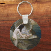 Een water Baby gevonden in Seashell door Bikini Ny Sleutelhanger (Voorkant)
