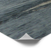 Een waterbus in Cardiff Bay Poster (Hoek)