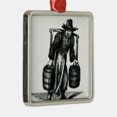 Een waterdrager metalen ornament (Rechts)