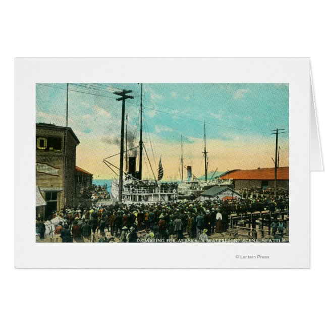 Een waterfront Deparate voor Alaska Scene (Voorkant Horizontaal)