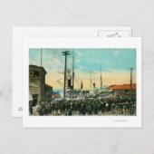 Een waterfront Deparate voor Alaska Scene Briefkaart (Voorkant / Achterkant)