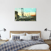 Een waterfront Deparate voor Alaska Scene Canvas Afdruk (Insitu (Slaapkamer))