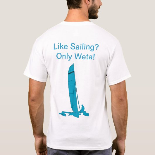 Een waterige week T-shirt hebben (Achterkant)