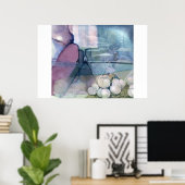 Een waterkleur poster (Thuiskantoor)