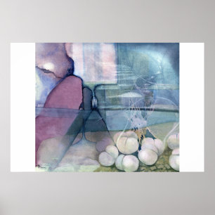 Een waterkleur poster