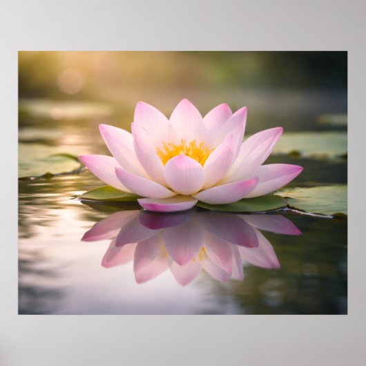 Een Waterlelie Poster (Voorkant)