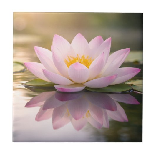 Een Waterlelie Tegeltje (Voorkant)
