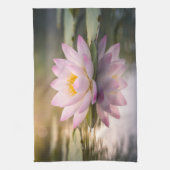Een Waterlelie Theedoek (Verticaal)