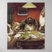 Een waterloo - Honden die poker spelen - Cassius C Poster (Voorkant)