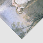 Een waternymph-ontkoppeling tissuepapier (Detail)