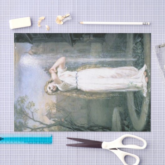 Een waternymph-ontkoppeling tissuepapier (Craft)