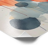 Een waterverf-exploratie van hemellichamen foto afdruk (Hoek)