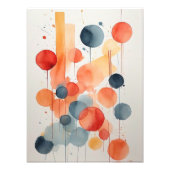 Een waterverf-exploratie van hemellichamen foto afdruk (Voorkant)