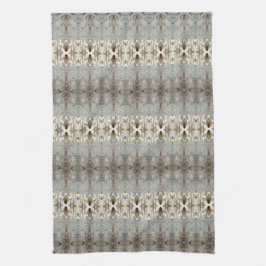 Een Waterverf printpatroon Theedoek