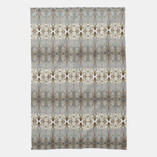 Een Waterverf printpatroon Theedoek (Verticaal)