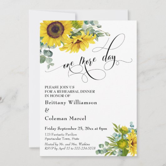 Een Waterverf van één dag Kaart (Voorkant)