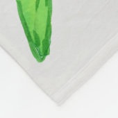 Een waterverf van een roodgekroonde parkiet fleece deken (Hoek)