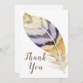 Eén Waterverf voor doezels Hartelijk dank voor uw Kaart (Voorkant / Achterkant)