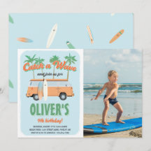 Een Wave Surf opvangen Foto Birthday Party