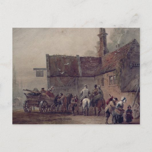 Een Wayside Inn Briefkaart (Voorkant)