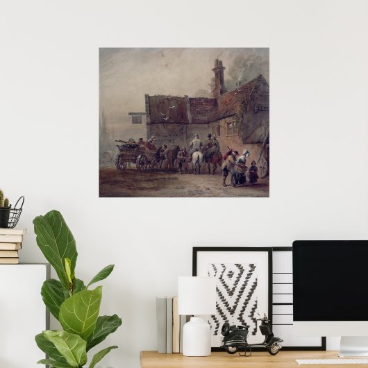 Een Wayside Inn Poster (Thuiskantoor)