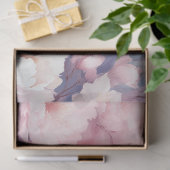 Een Wazige Bloemige Bloesem Ontwerp #3 Tissuepapier (Geschenk)