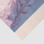 Een Wazige Bloemige Bloesem Ontwerp #3 Tissuepapier (Detail)