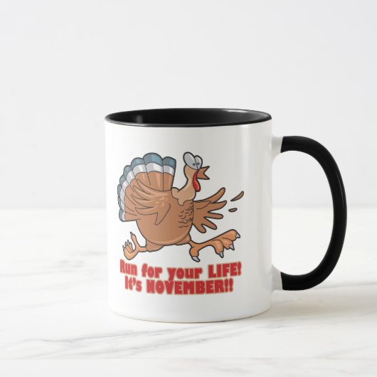 een wedstrijd voor het leven grappige turkije mok (Rechts)