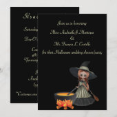 "Een weduwenkast bijten" - Costume Party Kaart (Voorkant / Achterkant)