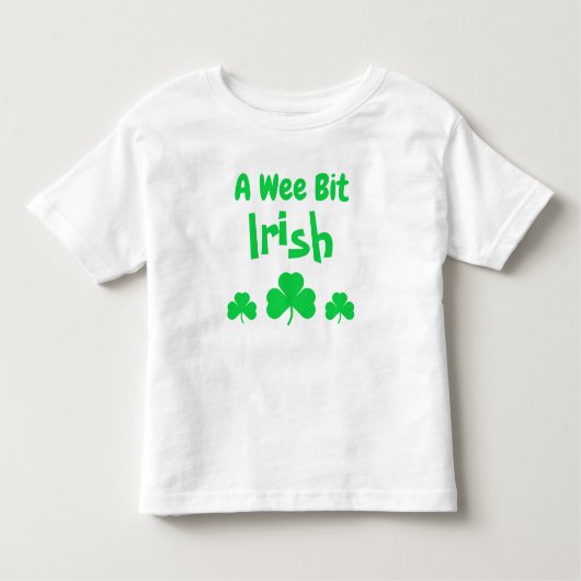 Een Wee Bit Irish Toddler T-shirt (Voorkant)