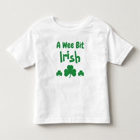 Een Wee Bit Irish Toddler T-shirt (Voorkant)