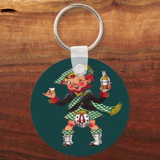 Een 'Wee Bit O' Scotch Sleutelhanger (Voorkant)