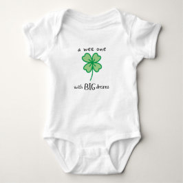Een wee een met grote dromen baby bodysuit