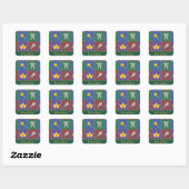 Een 'Wee One' Fantasy Quilt Announcement Sticker (Vel)