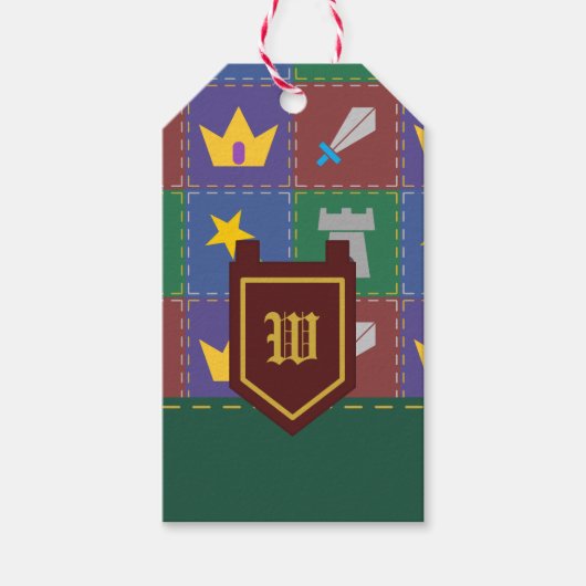 Een Wee One's Fantasy Quilt Gift Label Cadeaulabel (Voorkant)