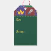 Een Wee One's Fantasy Quilt Gift Label Cadeaulabel (Achterkant)