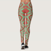 Een weefseltextuur "Ratti_Creative_Arts" Leggings (Achterkant)